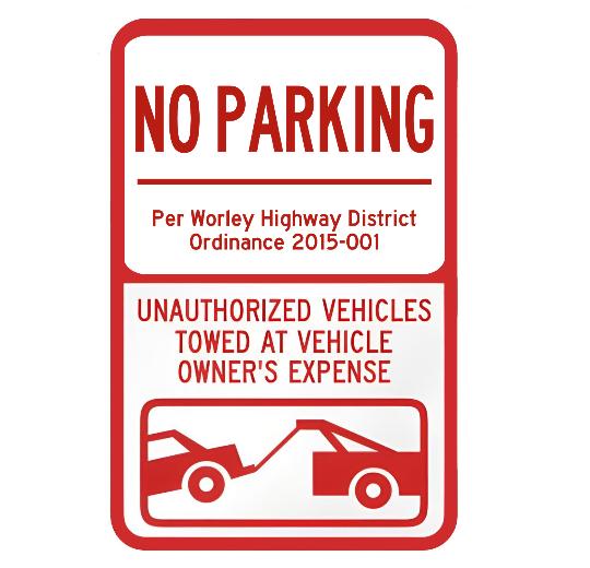 Custom Build Your Own Unauthorized Vehicles Towed Sign Aluminum Weatherproof
