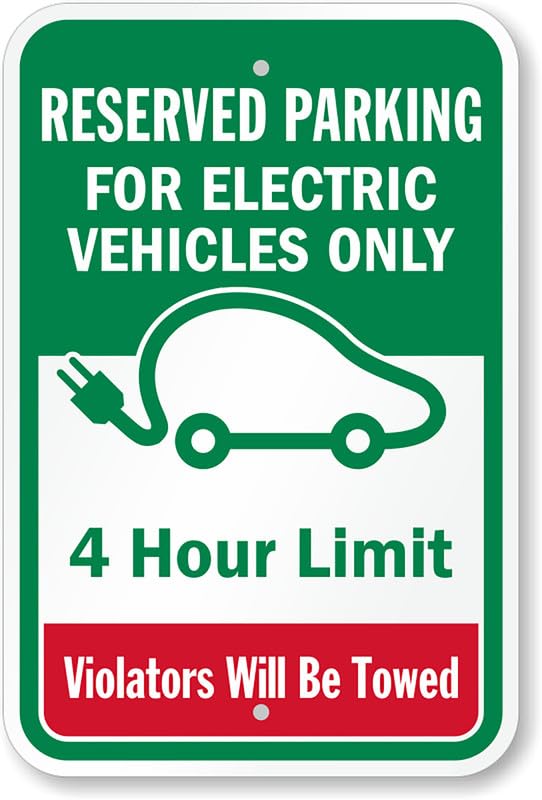4 Hour Limit Parking Aluminum Weatherproof Sign p00021