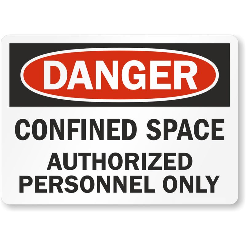 Authorized Personnel Danger Aluminum Weatherproof Sign p913