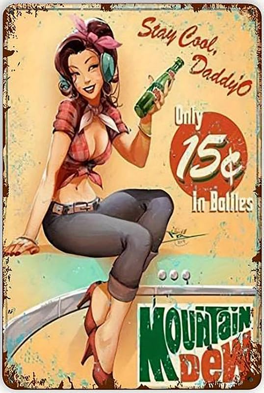 Mountain Dew Soda Aluminum Weatherproof Sign p1299
