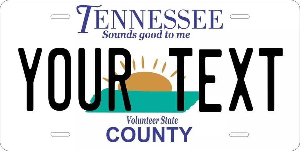 Tennessee 2000 Custom State License Plate Personalized 12"x6" Size