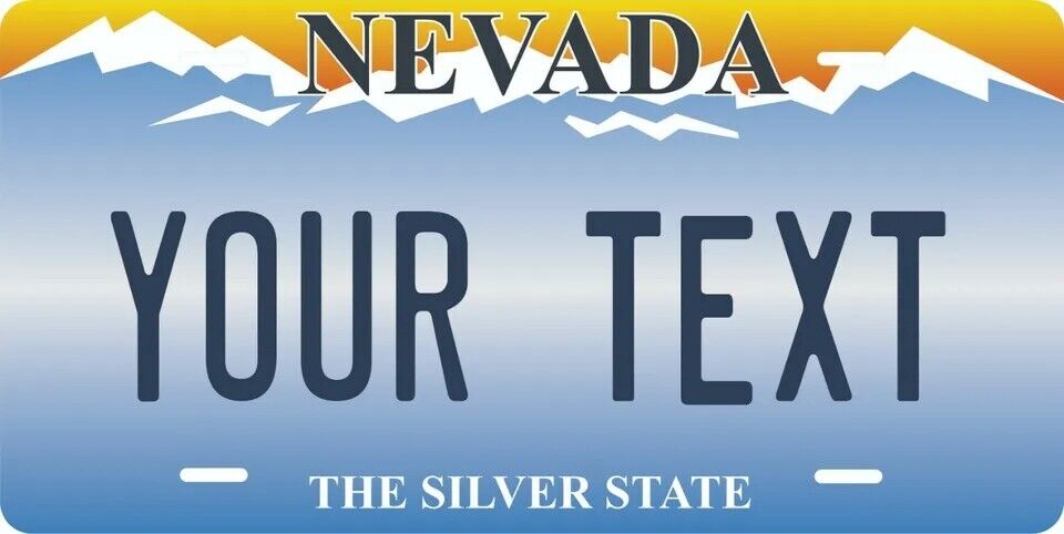 Nevada 2001 Custom State License Plate Personalized 12"x6" Size