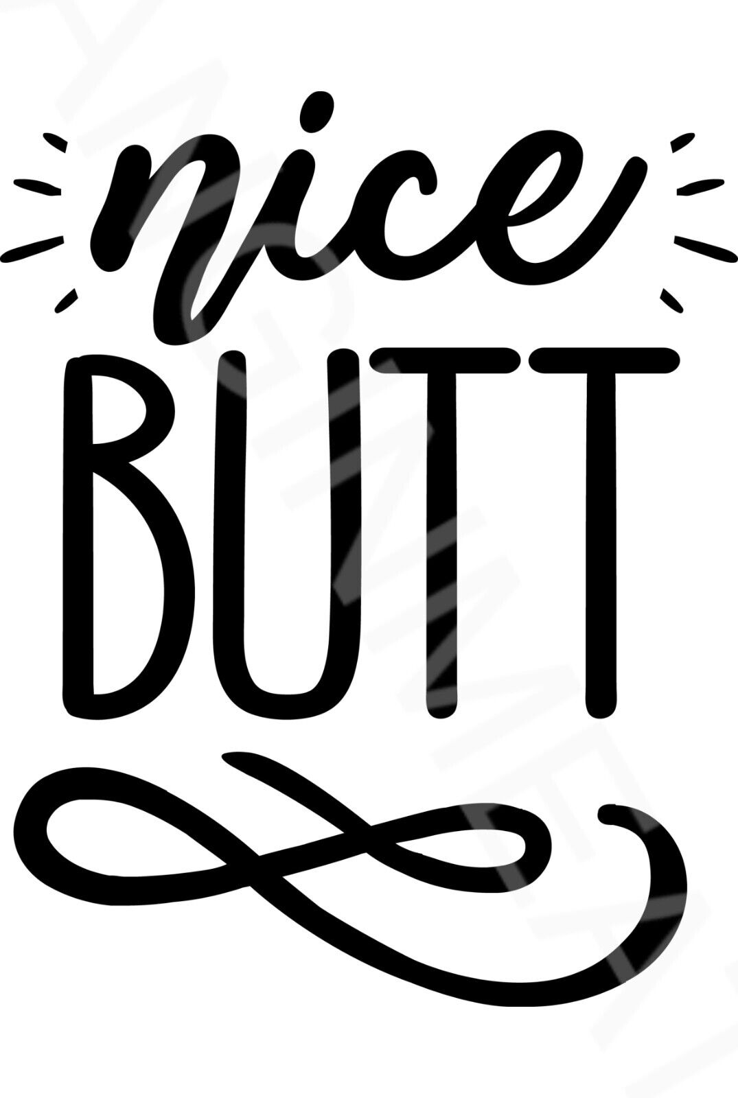 Nice Butt Funny Bathroom Sign Aluminum Metal Sign