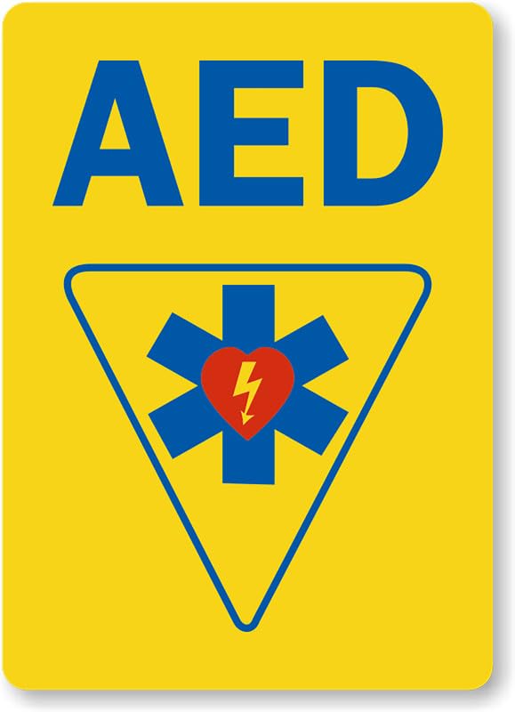 Aed Aluminum Weatherproof Sign p00291