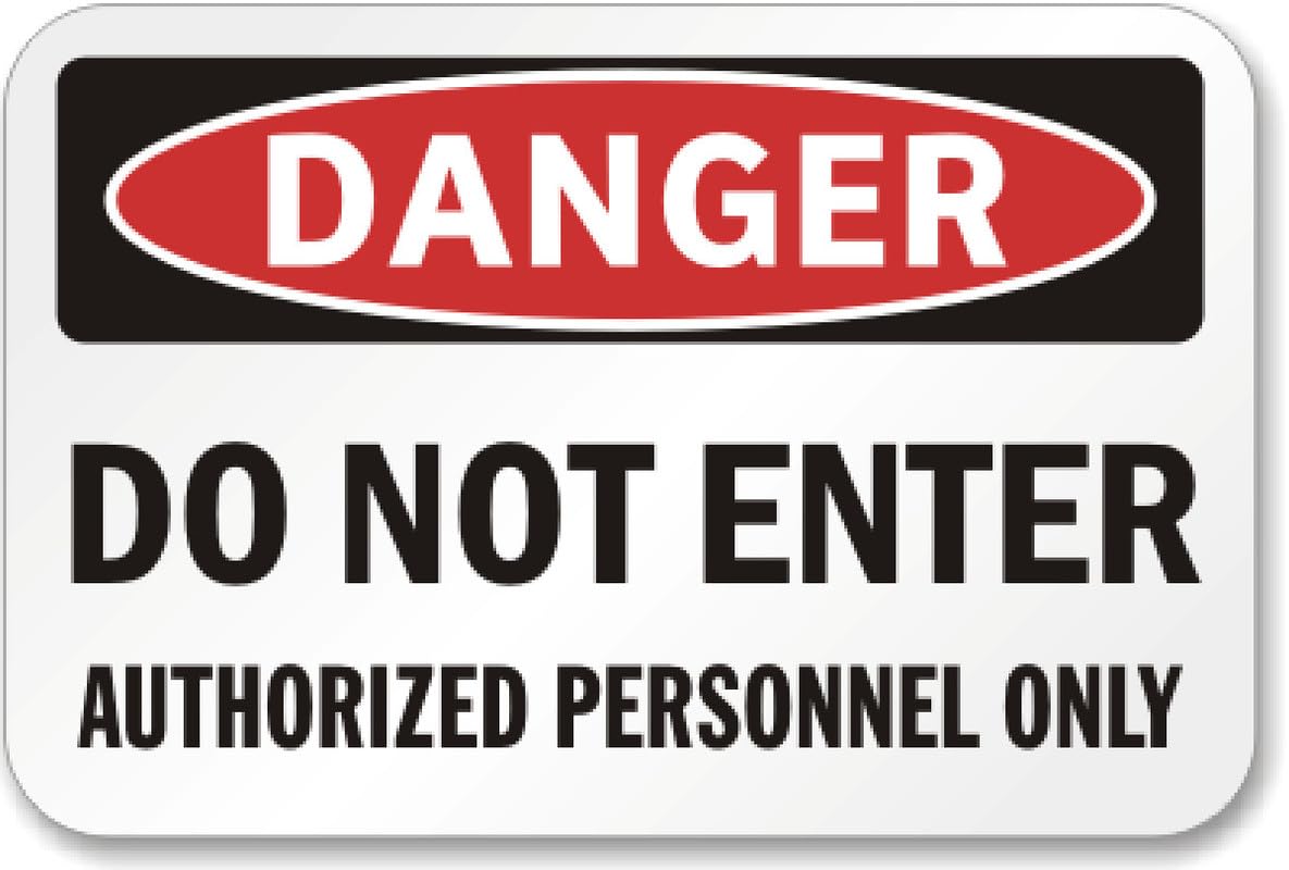 Aluminum Keep Out Aluminum Weatherproof Sign p00405