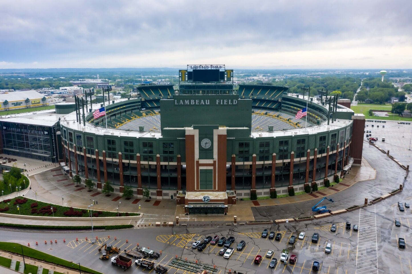 Lambeau Field Packers HUGE Aluminum Wall Mural You Choose Size