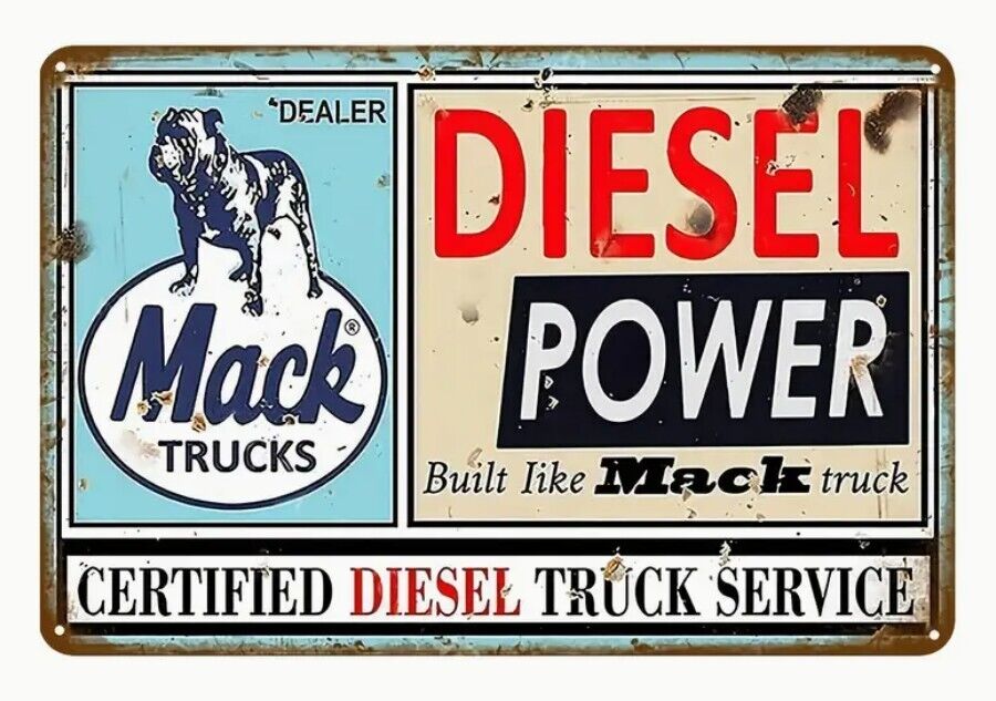 5 Pack Mack Truck Signs PERFECT GIFT Aluminum Weatherproof Signs