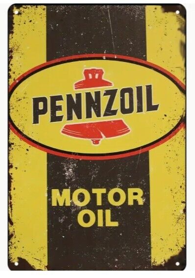 Penzoil Motor Oil Aluminum Weatherproof Sign p1224
