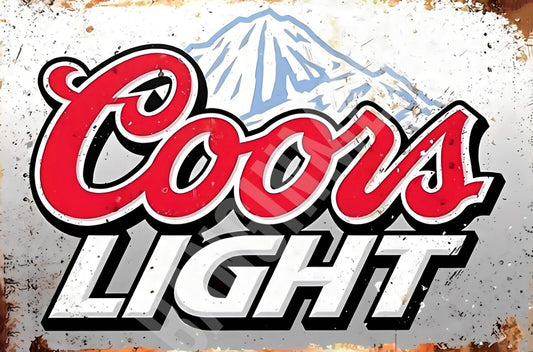 Coors Light Funny Sign  Aluminum Metal Sign