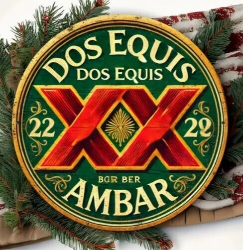 Dos Equis Beer Sign Aluminum Weatherproof Sign Funny