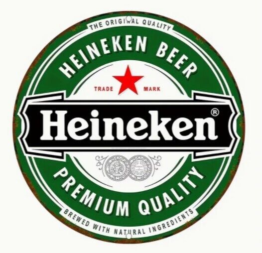 Heineken Beer Sign Aluminum Weatherproof Sign Funny