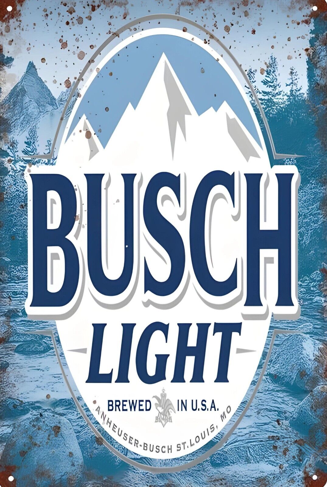 Busch Light Beer Funny Sign Weatherproof Aluminum