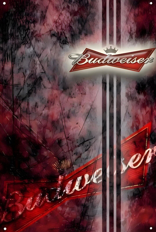 Budweiser Beer v2 Funny Sign Weatherproof Aluminum