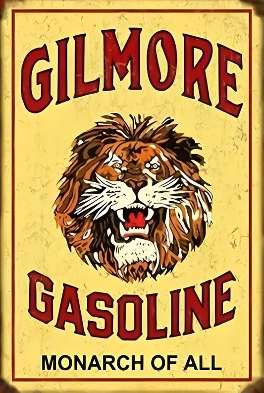 Gilmore Gasoline Funny Sign Weatherproof Aluminum