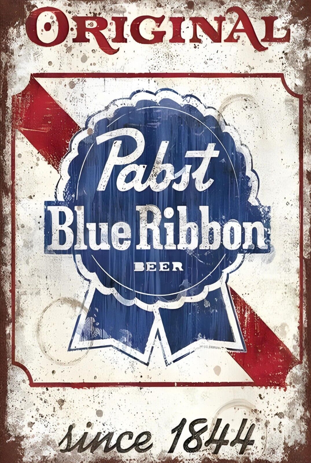 Pabst Blue Ribbon Beer Funny Sign Weatherproof Aluminum