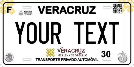 Veracruz 2019 Custom State License Plate Personalized 12"x6" Size