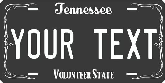 Tennessee Volunteer Custom State License Plate Personalized 12"x6" Size