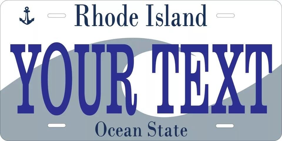 Rhode Island 1997 Custom State License Plate Personalized 12"x6" Size