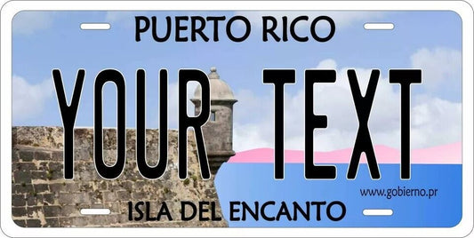 Puerto Rico 2007 Custom State License Plate Personalized 12"x6" Size