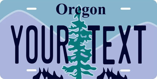 Oregon 1990 Custom State License Plate Personalized 12"x6" Size