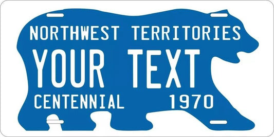 Northwest 1970 Custom State License Plate Personalized 12"x6" Size