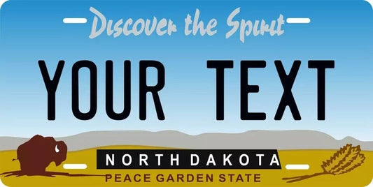 North Dakota 1993 Custom State License Plate Personalized 12"x6" Size