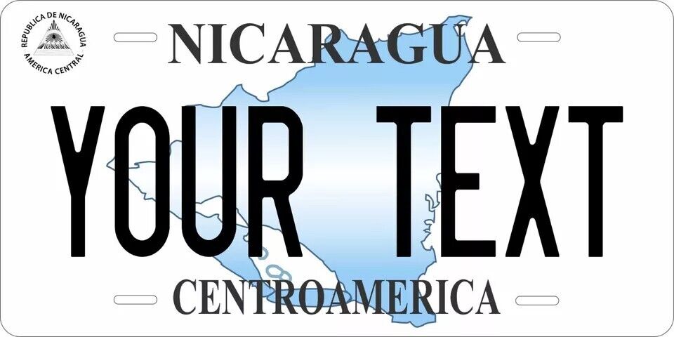 Nicaragua 2005 Custom State License Plate Personalized 12"x6" Size