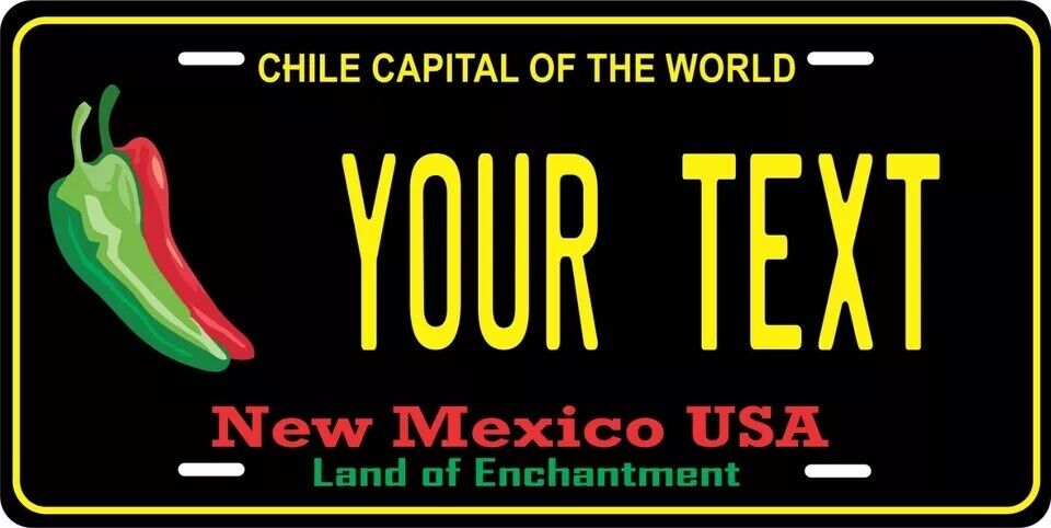 New Mexico 2017 Custom State License Plate Personalized 12"x6" Size