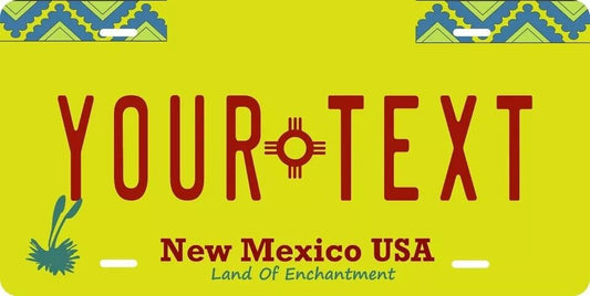 New Mexico 1990 Custom State License Plate Personalized 12"x6" Size