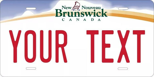 New Brunswick 2009 Custom State License Plate Personalized 12"x6" Size