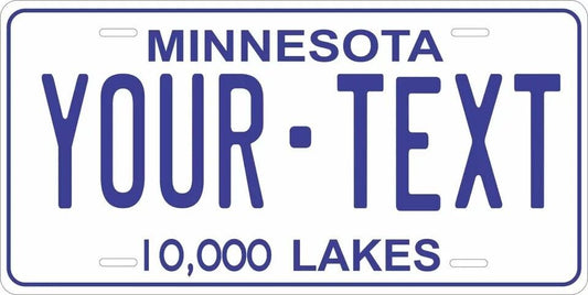 Minnesota 1978 Custom State License Plate Personalized 12"x6" Size