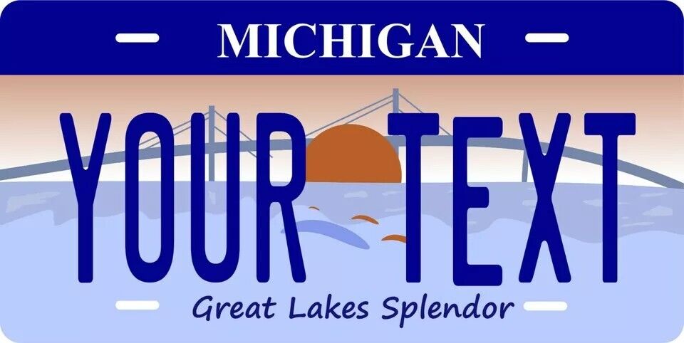 Michigan 1994 Custom State License Plate Personalized 12"x6" Size