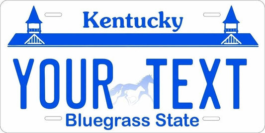 Kentucky 1988 Custom State License Plate Personalized 12"x6" Size