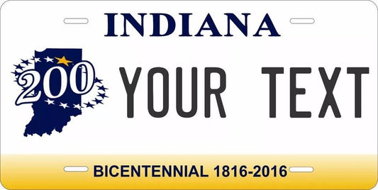 Indiana 2013 Custom State License Plate Personalized 12"x6" Size