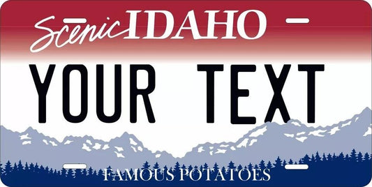 Idaho Scenic Custom State License Plate Personalized 12"x6" Size