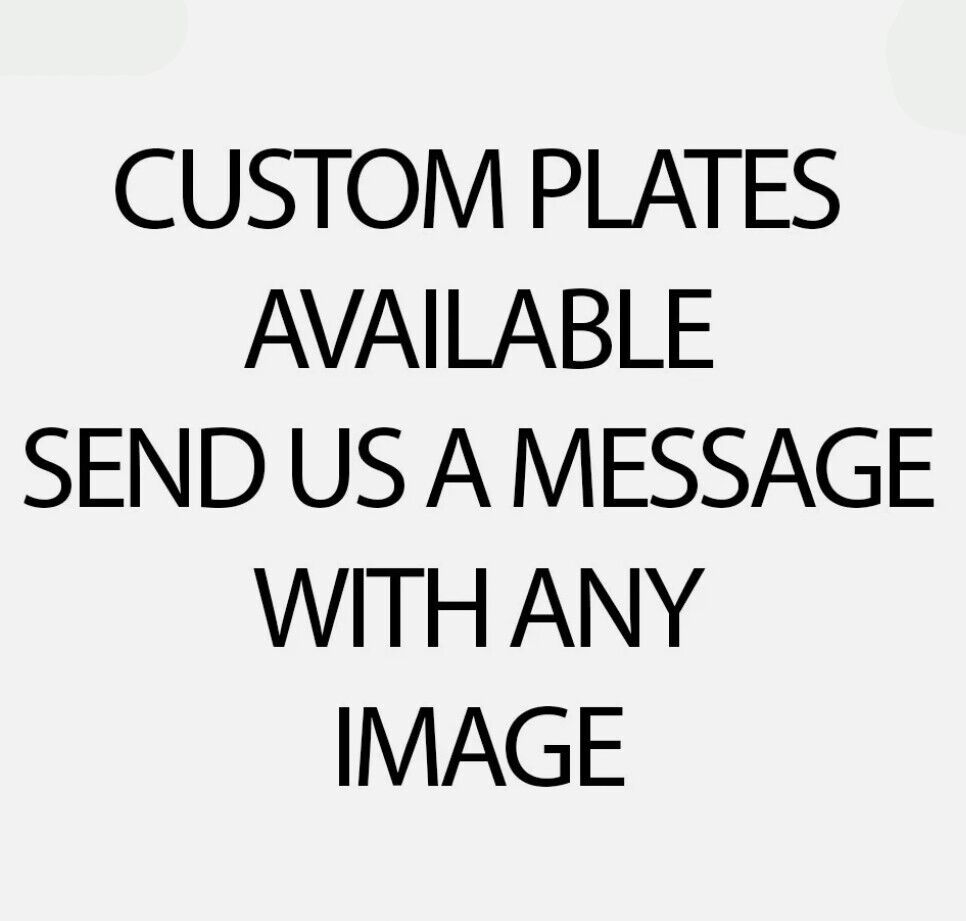 Colorado Black 2 Custom State License Plate Personalized 12"x6" Size