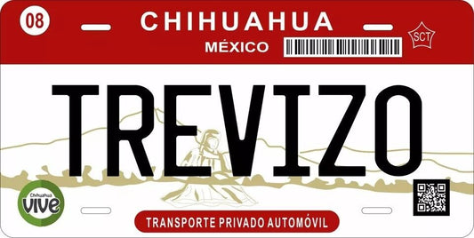 Chihuahua 2016 Custom State License Plate Personalized 12"x6" Size