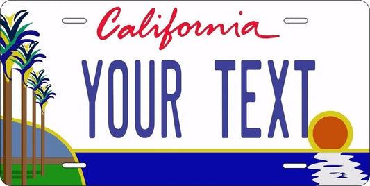 California Palm Custom State License Plate Personalized 12"x6" Size