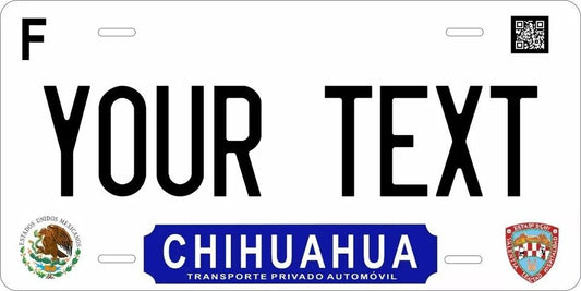 Chihuahua 2017 Custom State License Plate Personalized 12"x6" Size