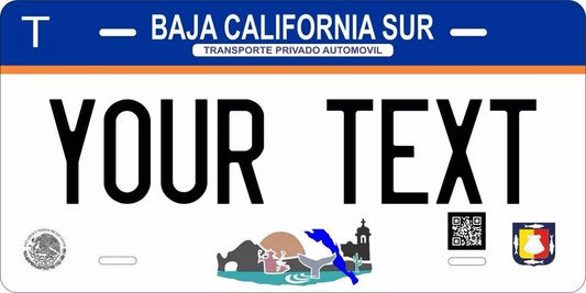 Baja California Sur 2017 Custom State License Plate Personalized 12"x6" Size