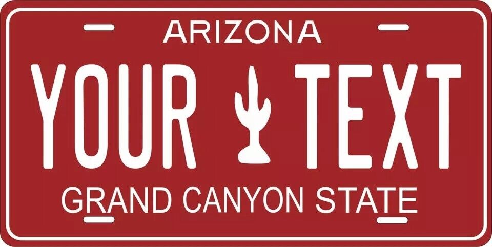 Arizona 1980 Custom State License Plate Personalized 12"x6" Size