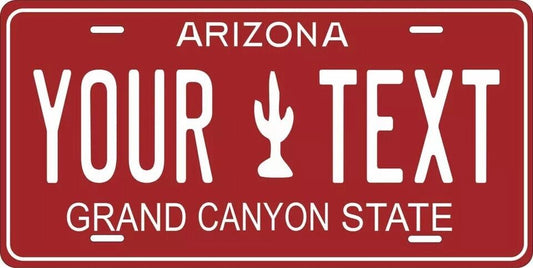 Arizona 1980 Custom State License Plate Personalized 12"x6" Size