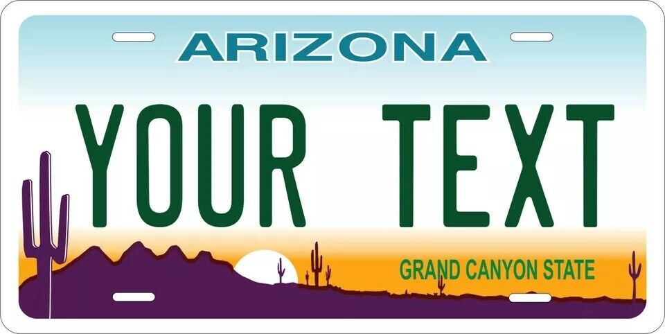 Arizona 2008 Custom State License Plate Personalized 12"x6" Size