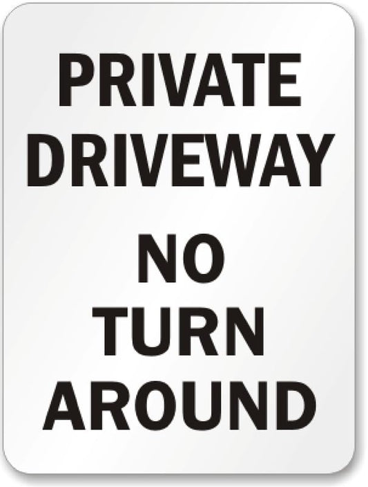 Aluminum Private Property Aluminum Weatherproof  Sign p00422