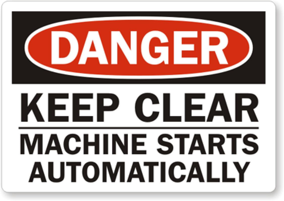 Automatic Machine Vinyl Aluminum Weatherproof  Sign p00550