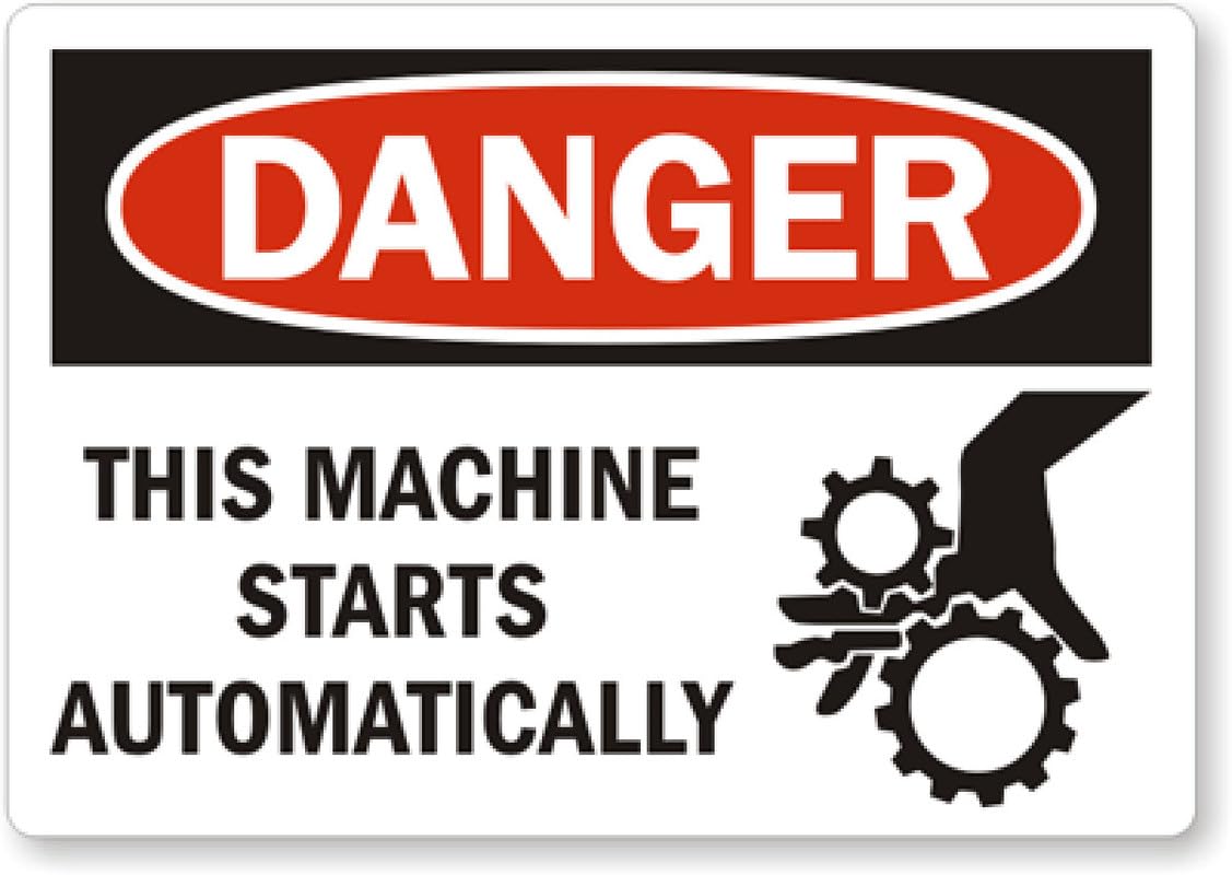 Automatic Machine Vinyl Aluminum Weatherproof  Sign p00552