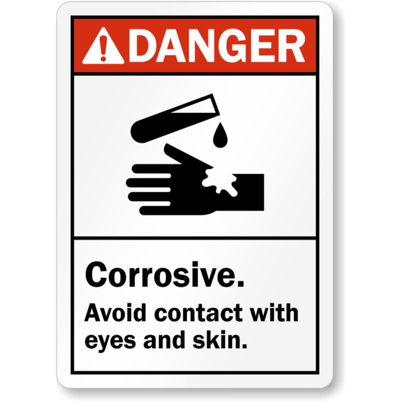 Avoid Eye Contact Ansi Danger Aluminum Weatherproof Sign p1044
