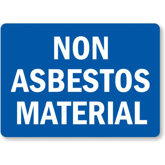 Asbestos Cancer Health Aluminum Weatherproof Sign p725