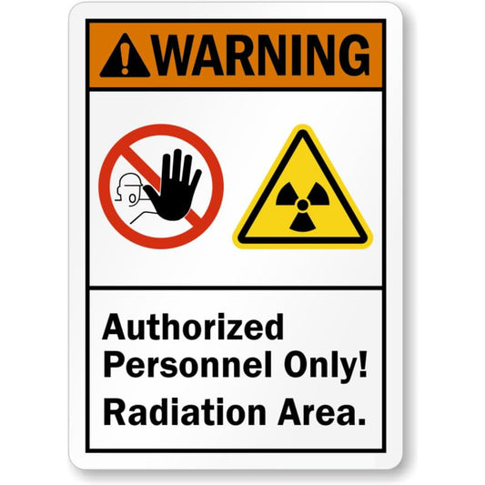 Authorized Personnel Only Video Surveillance Aluminum Weatherproof Sign p960