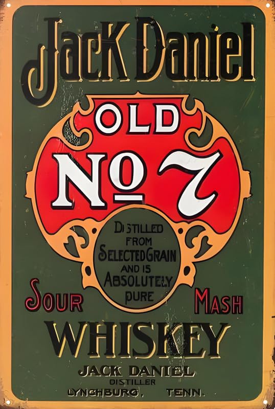 Jack Daniels Whiskey Aluminum Weatherproof Sign p1288